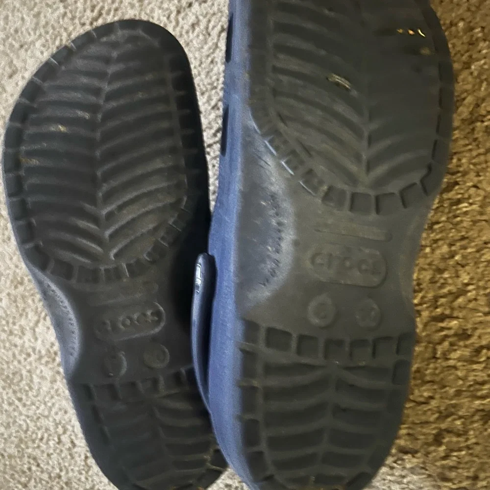 CROCS Kids' Dark Blue Slip-On Sandals